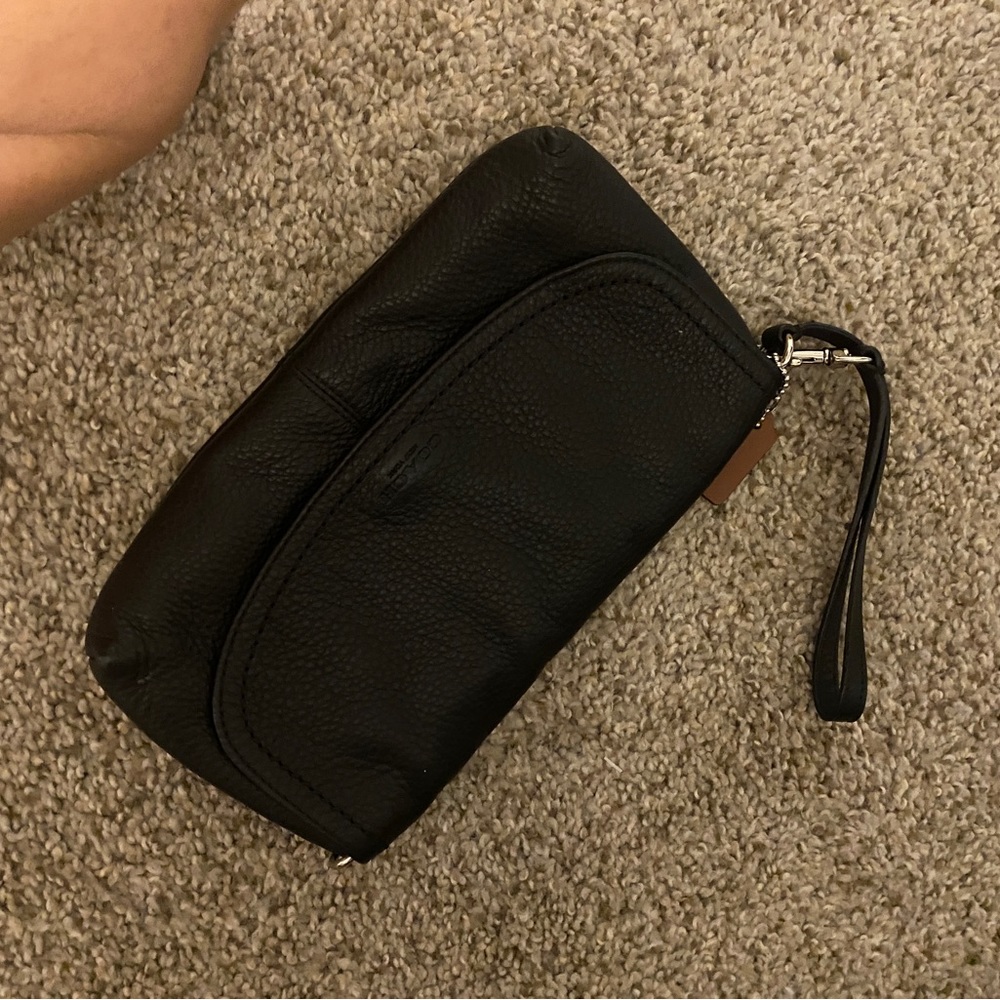 Coach wrist strap handbags